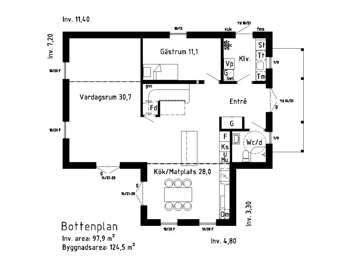 Nävelsjö planritning 2