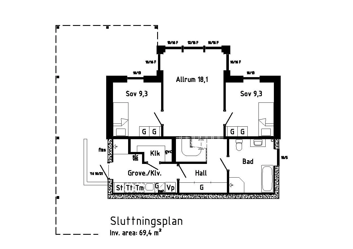 Sandvik planritning 1