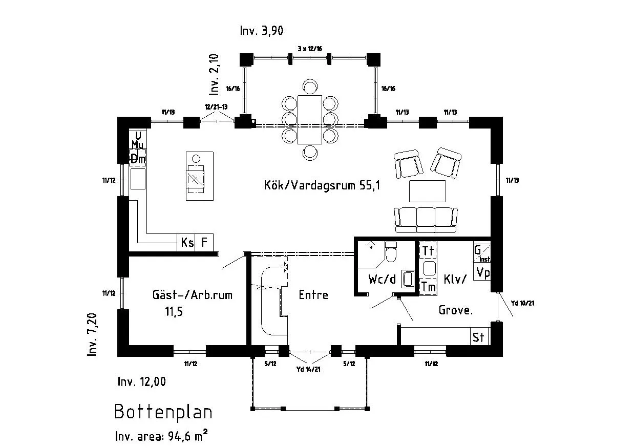 Taberg planritning 2