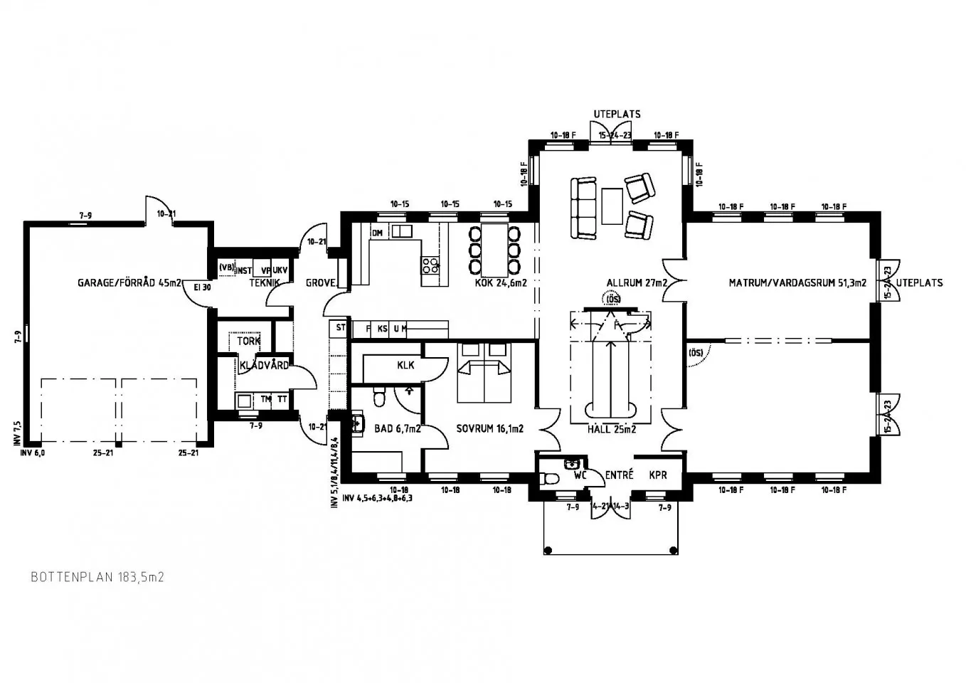 Toftaholm planritning 1