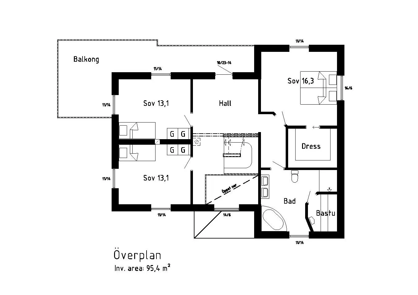Tofteryd planritning 1