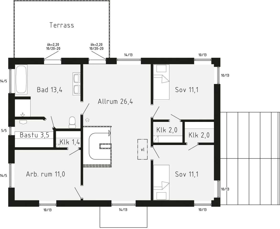 Tollarp planritning 2