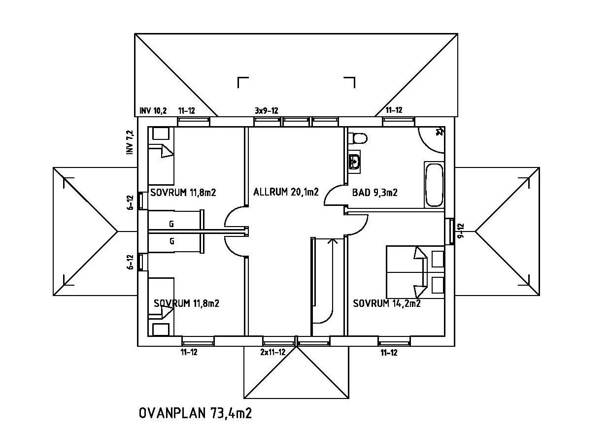 Waterville planritning 1