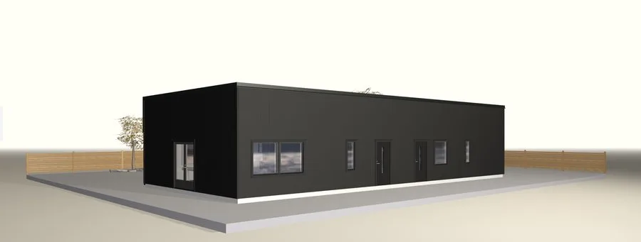 Villa Ladan – Modernt sargtak