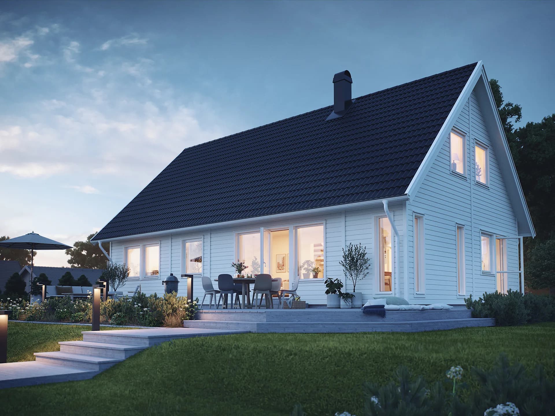 1,5 planshus Villa Kalmar från Smålandsvillan