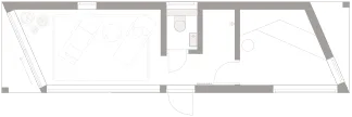 Modernt bastuhus 30 planritning