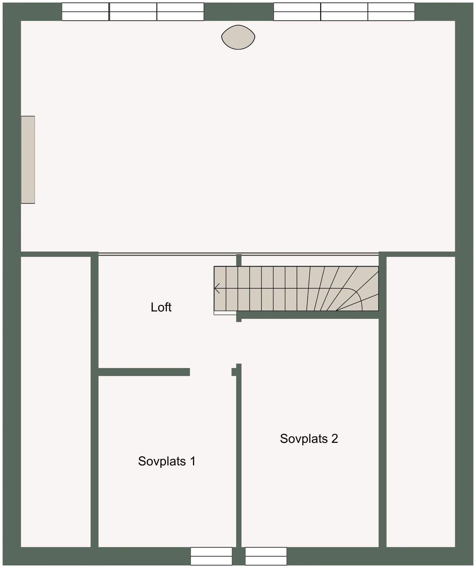 1320 Kittelfjäll - planlösning loft