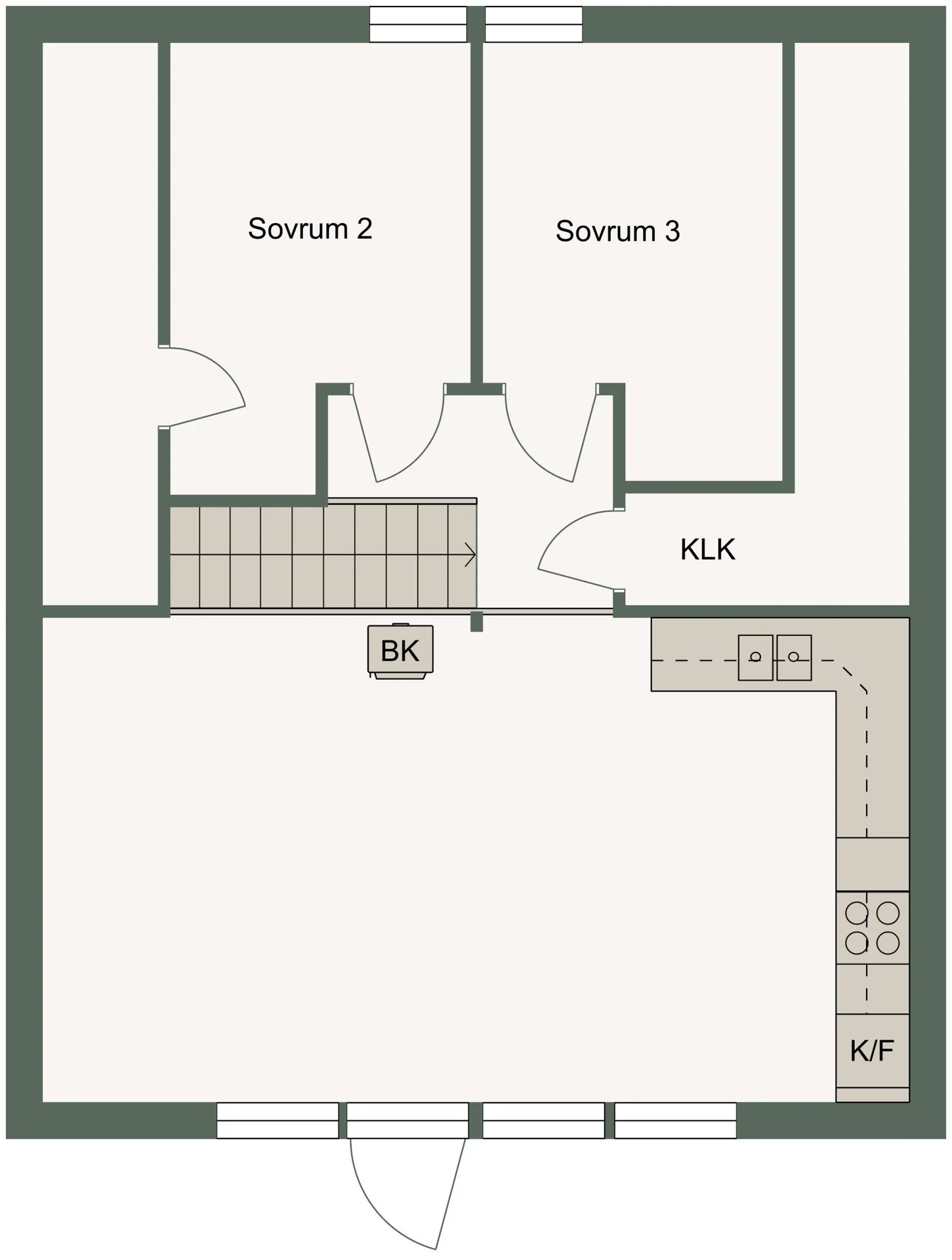 TH70L Pikebacken - planlösning loft