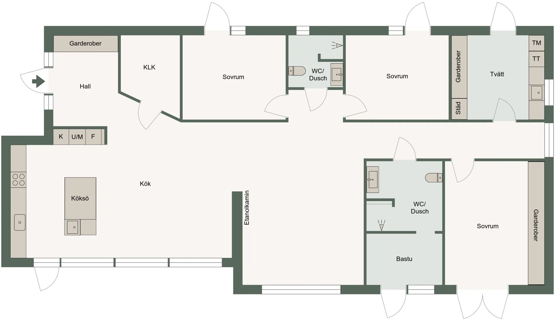 Avaberg - planlösning