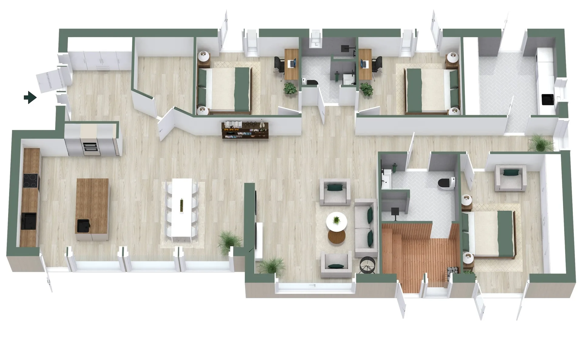 Avaberg - 3d planritning