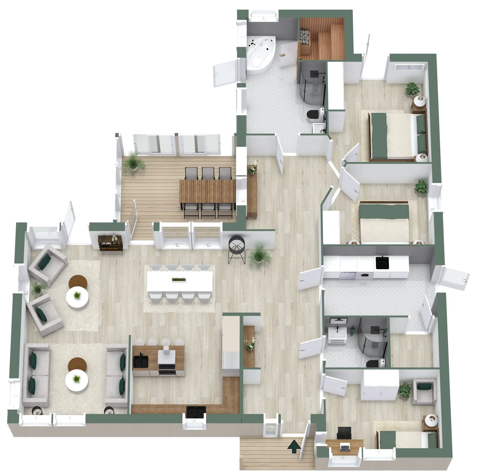 Avan - 3d planritning