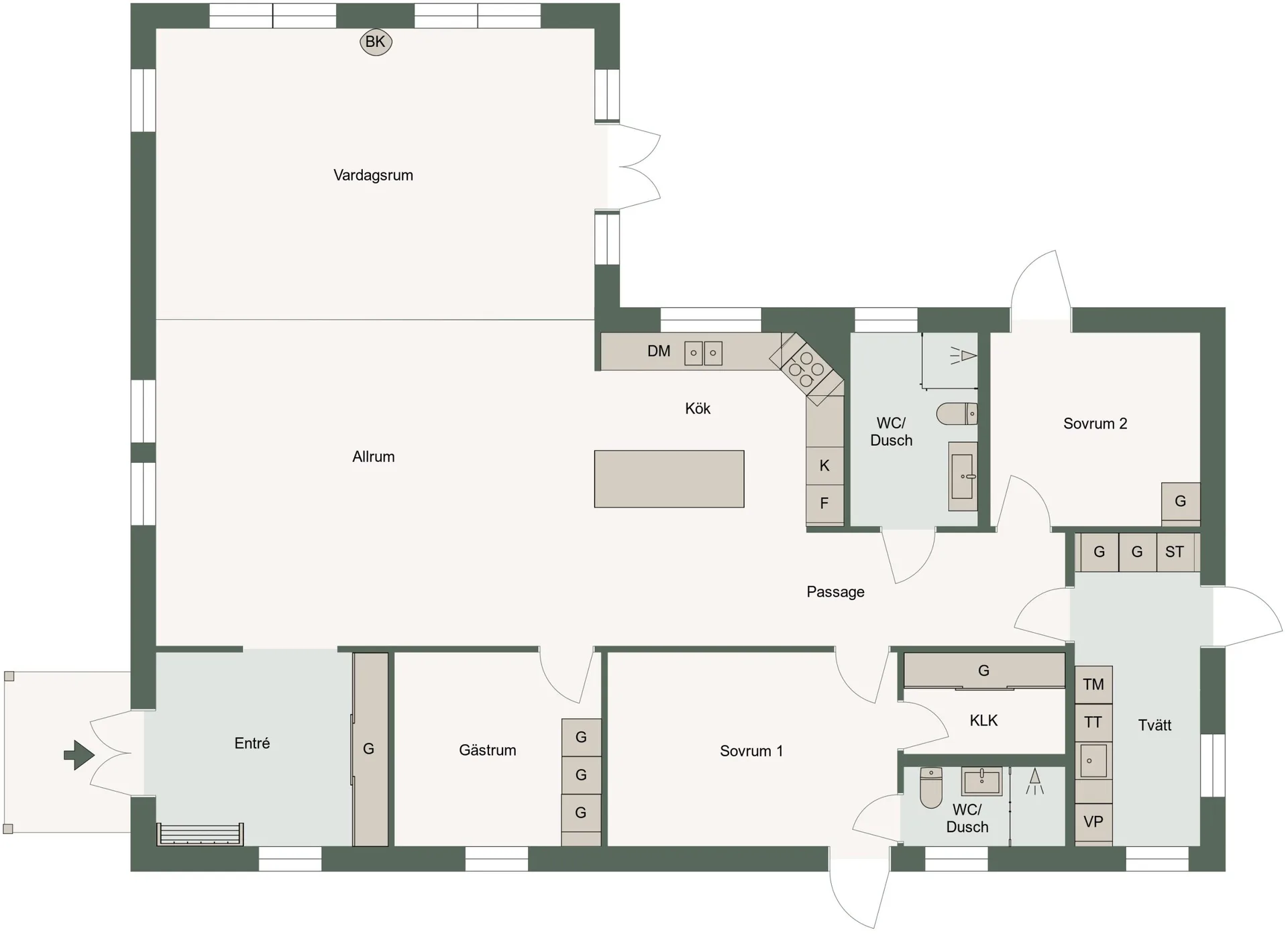 Fällfors - planlösning