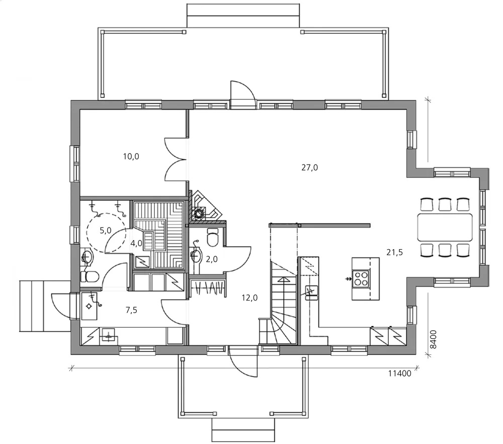 Carolina 159 planritning