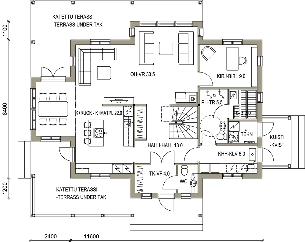 Carolina 171 Coast planritning