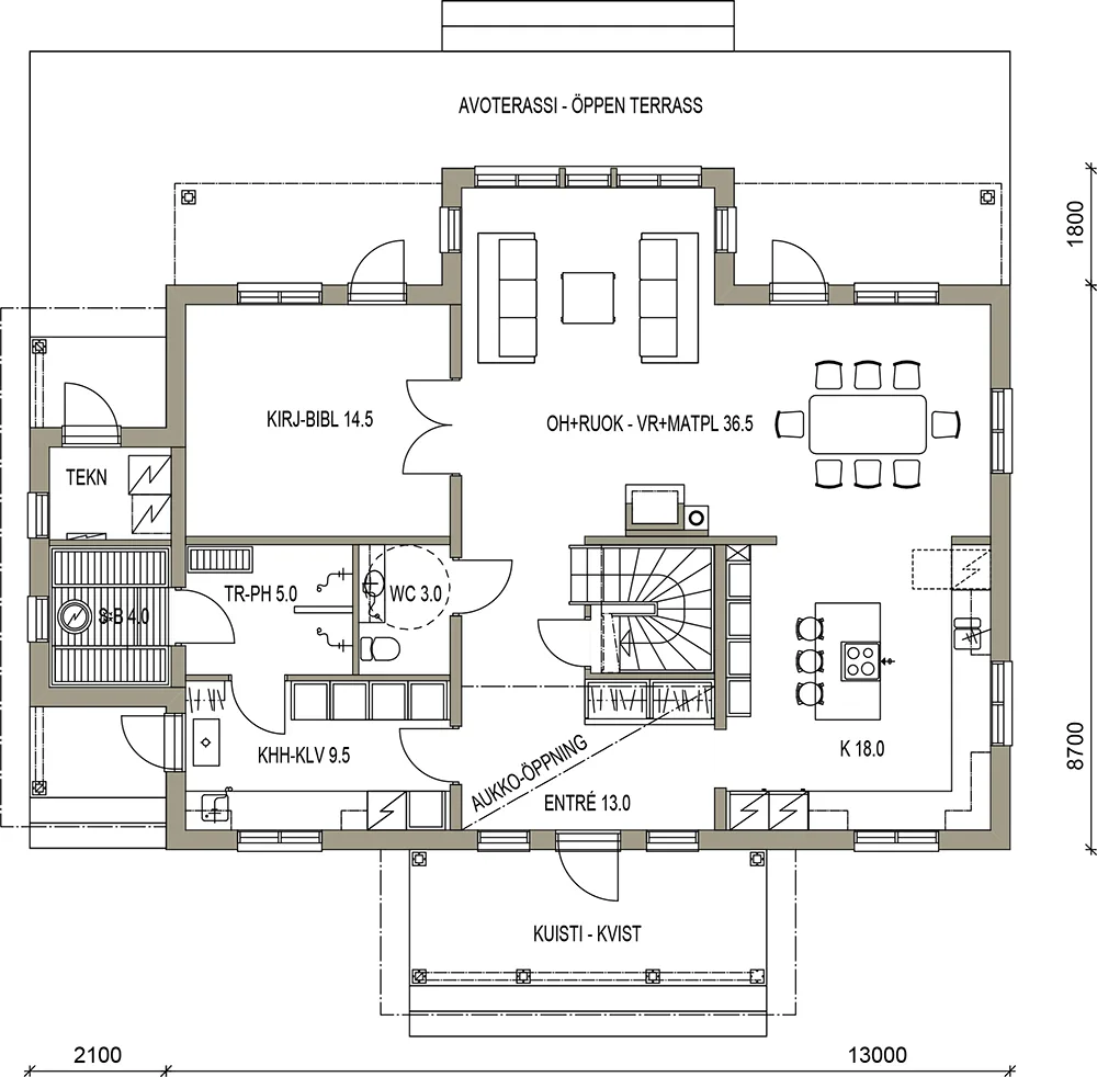 Carolina 190 New planritning