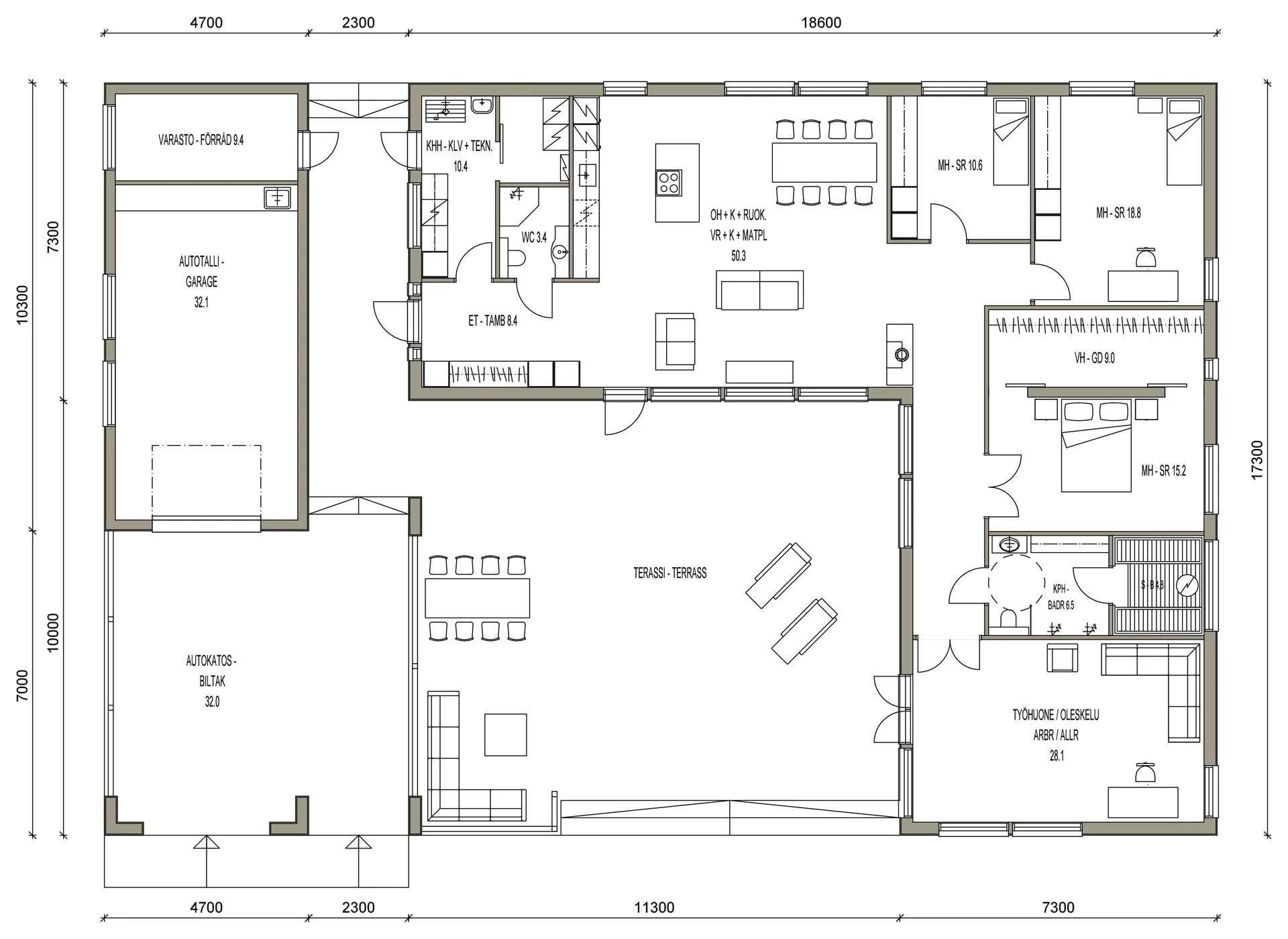 Cubo 188 planritning