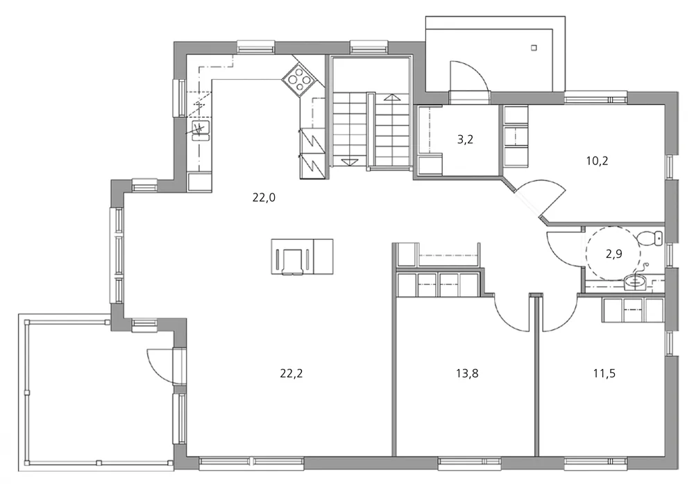 Johanna 164 planritning