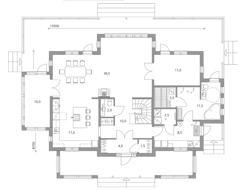 Matilda 225 planritning