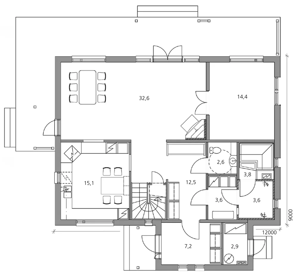 Moderna 177 planritning
