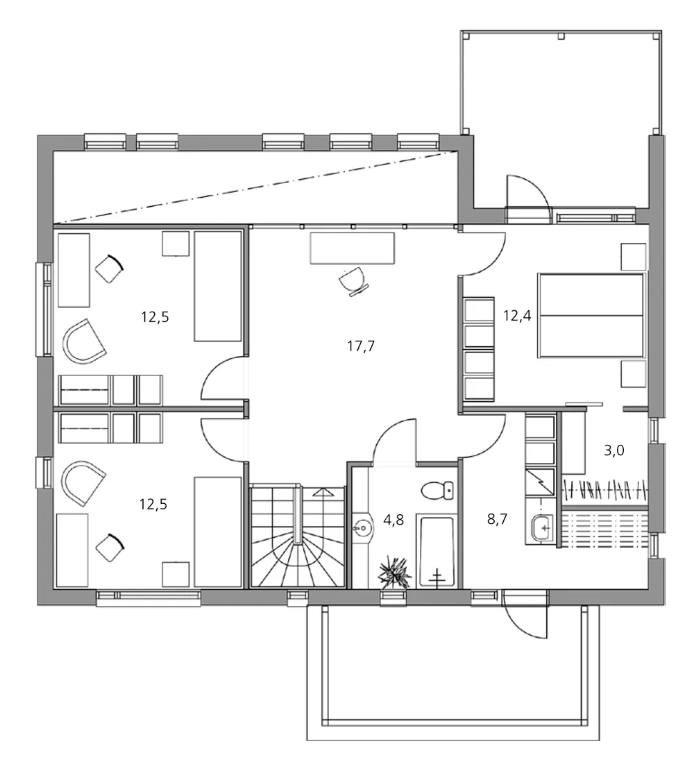 Moderna 177 planritning