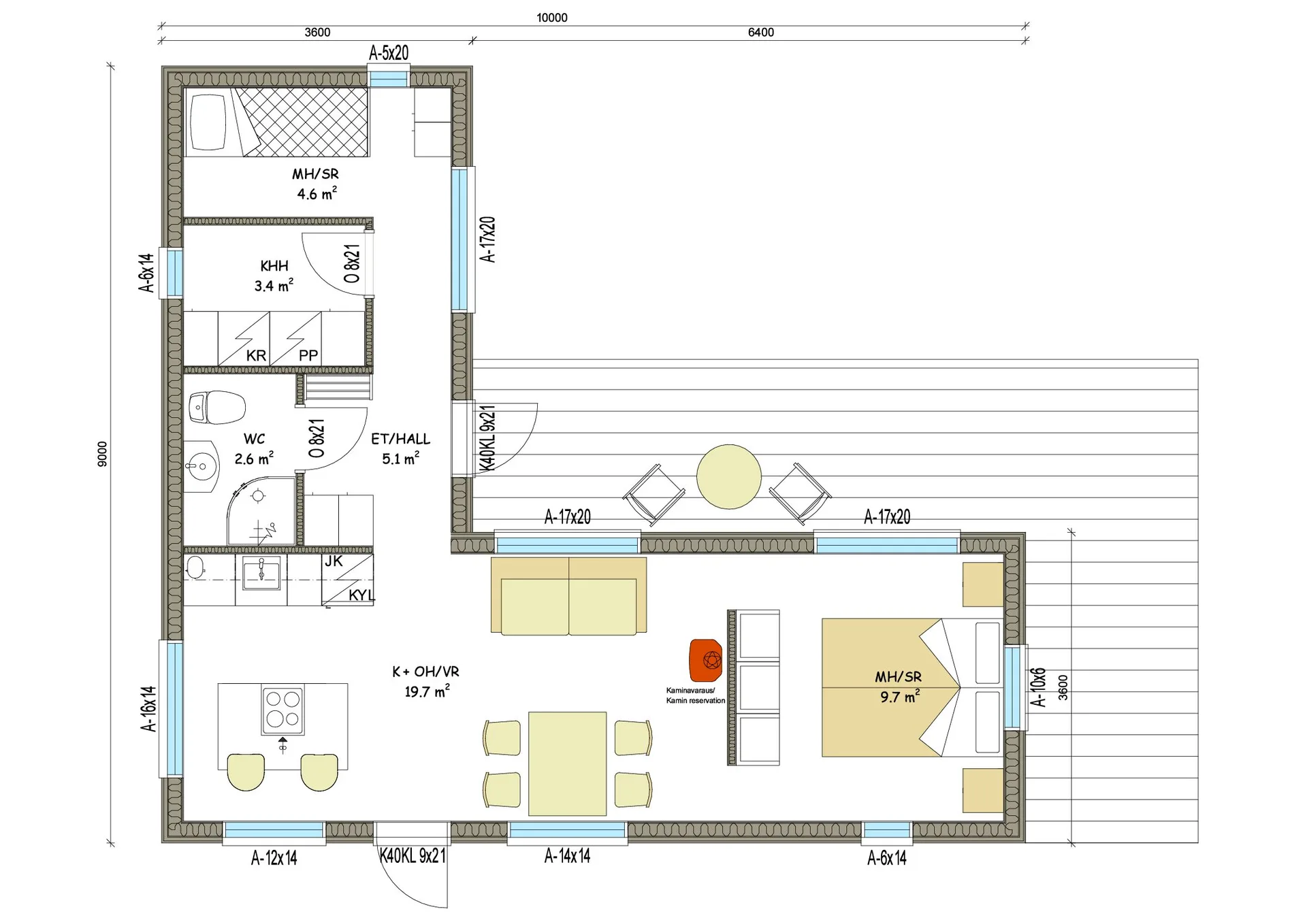 Sandvik 56 L planritning