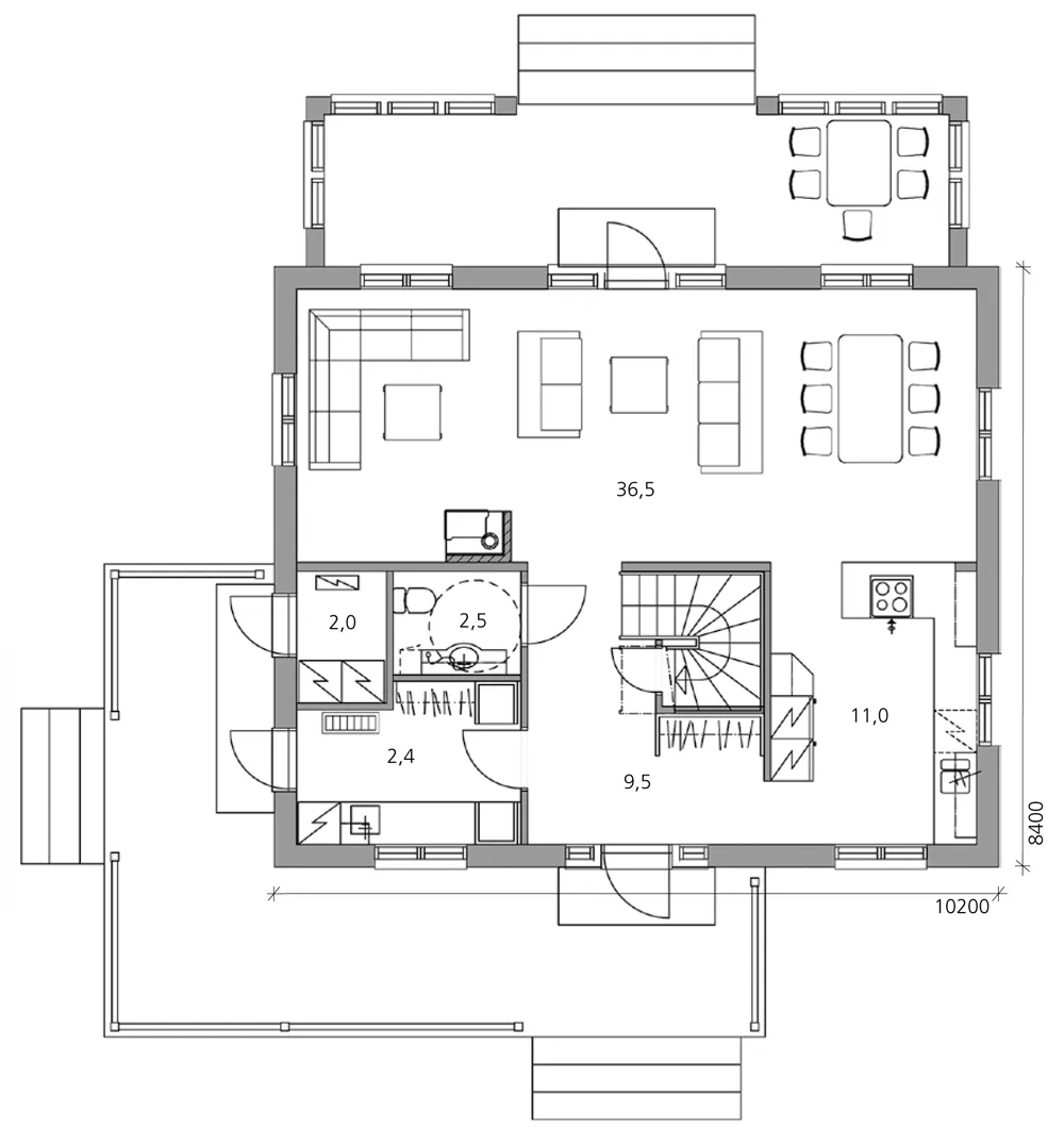 Victoria 142 planritning