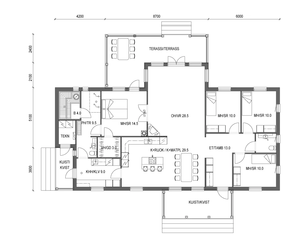 Victoria 150 planritning