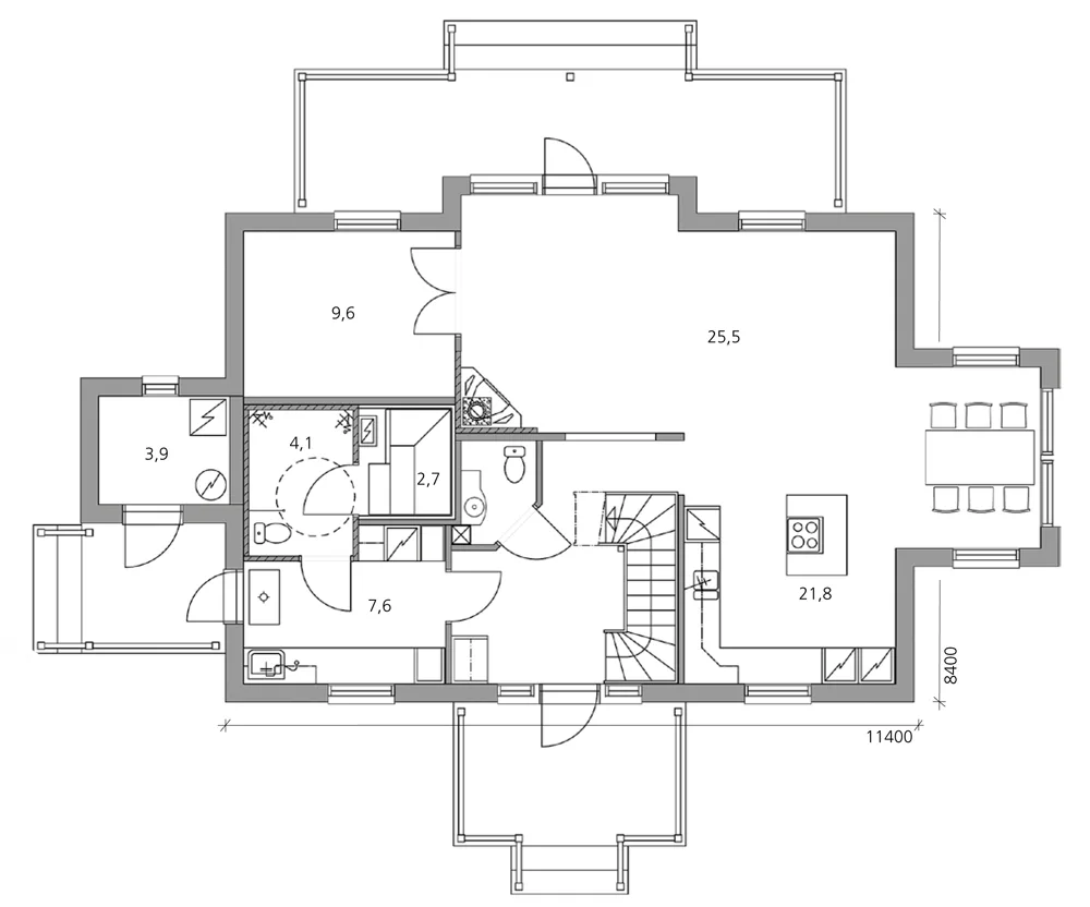 Victoria 160 planritning