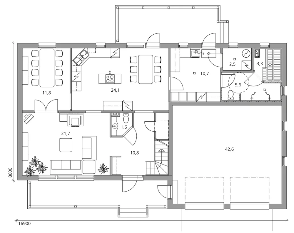 Victoria 166 planritning