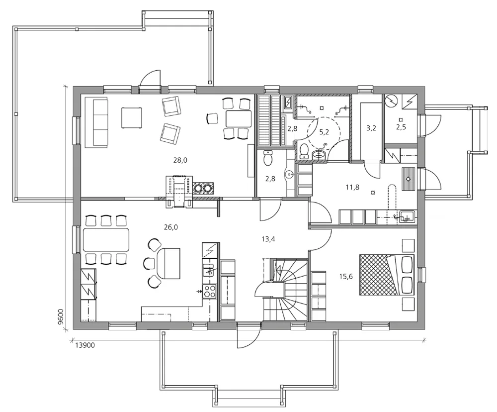 Victoria 230 planritning