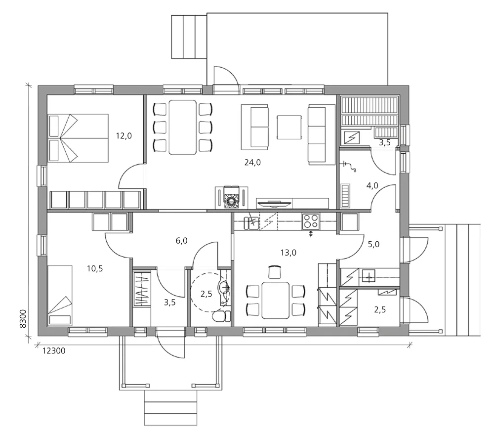 Victoria 87 planritning