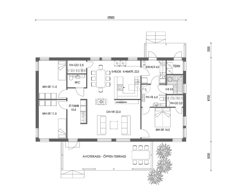 Visio 118 P planritning