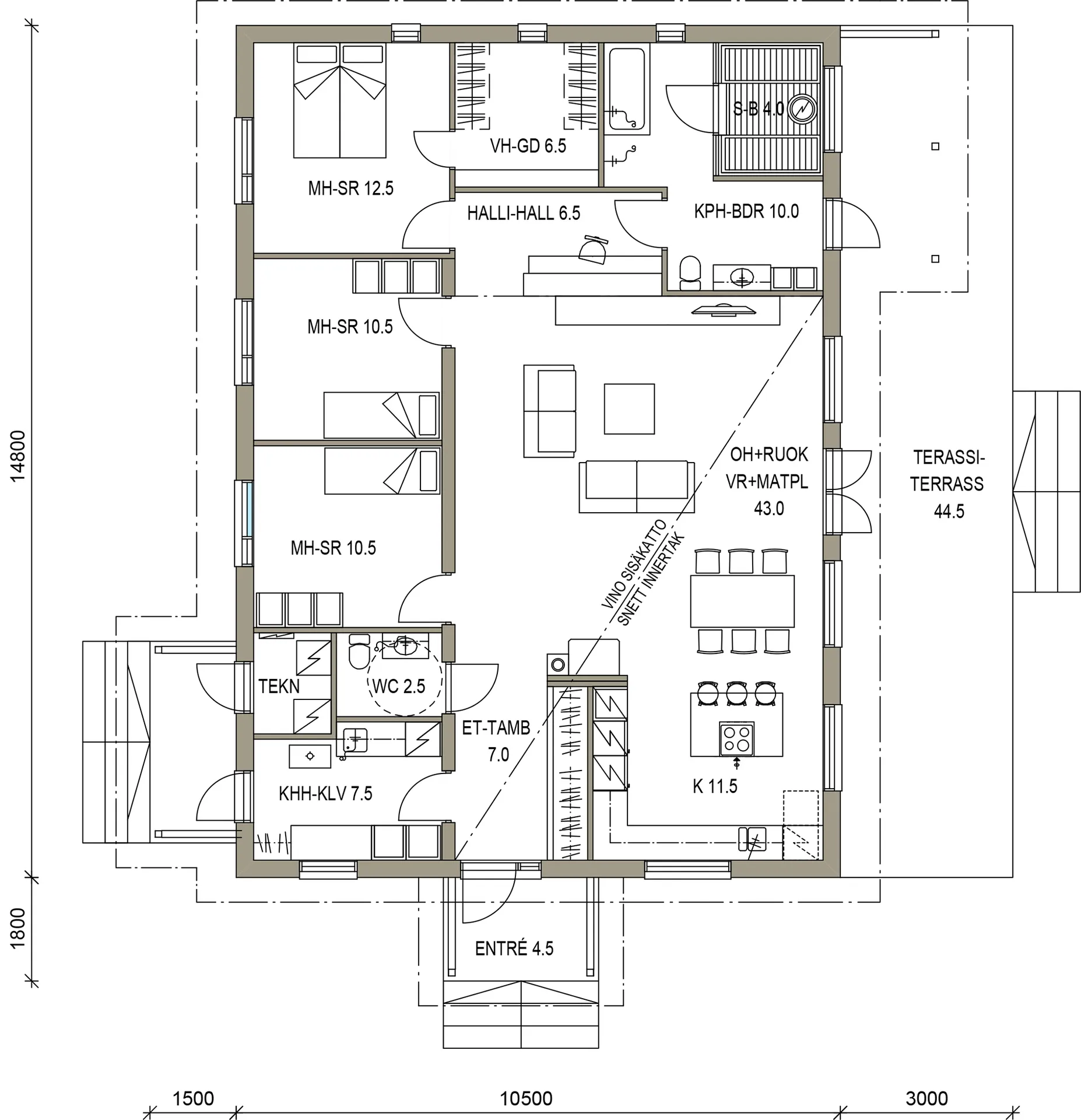 Visio 135 P planritning