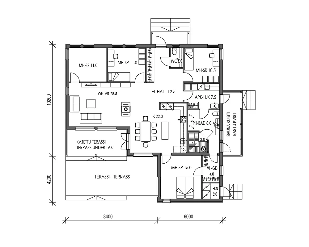 Visio 138 H planritning
