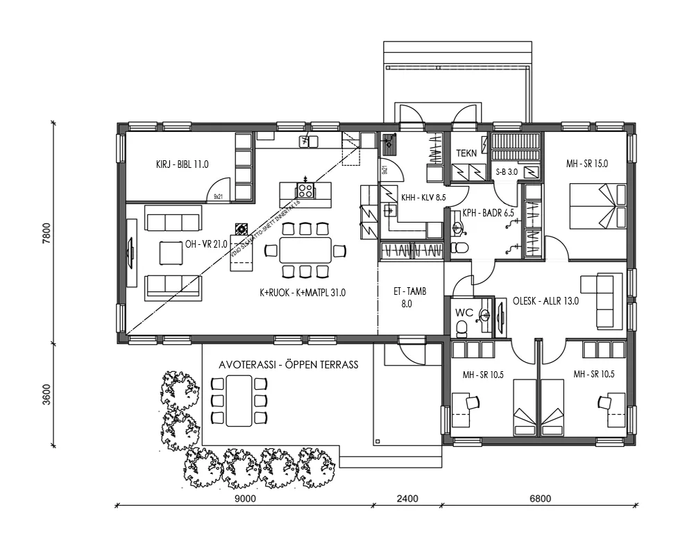 Visio 145 P planritning