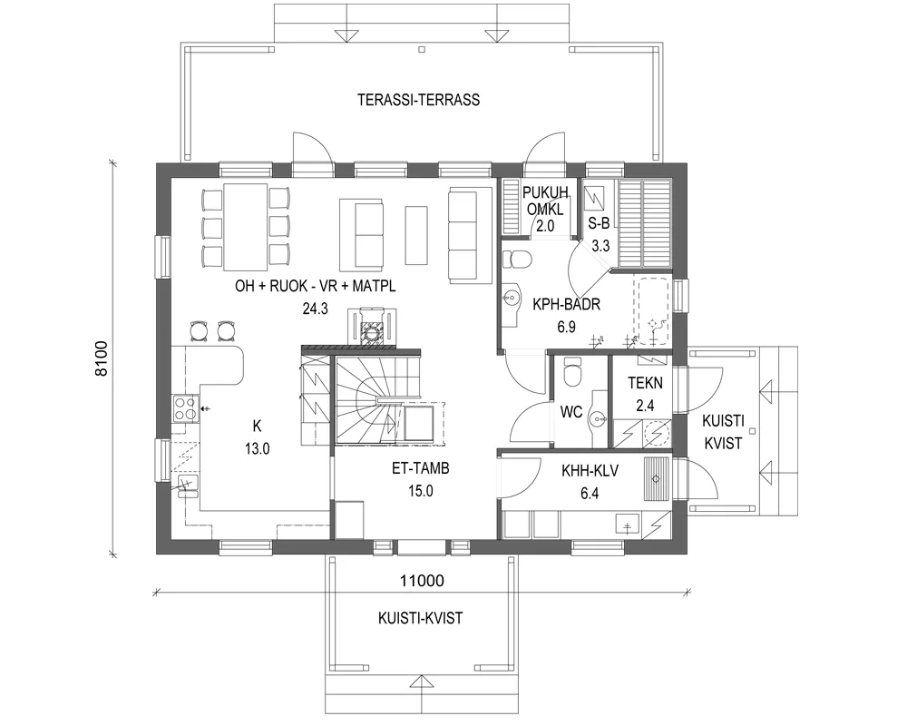 Visio 149 H planritning