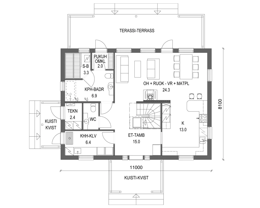 Visio 149 P planritning