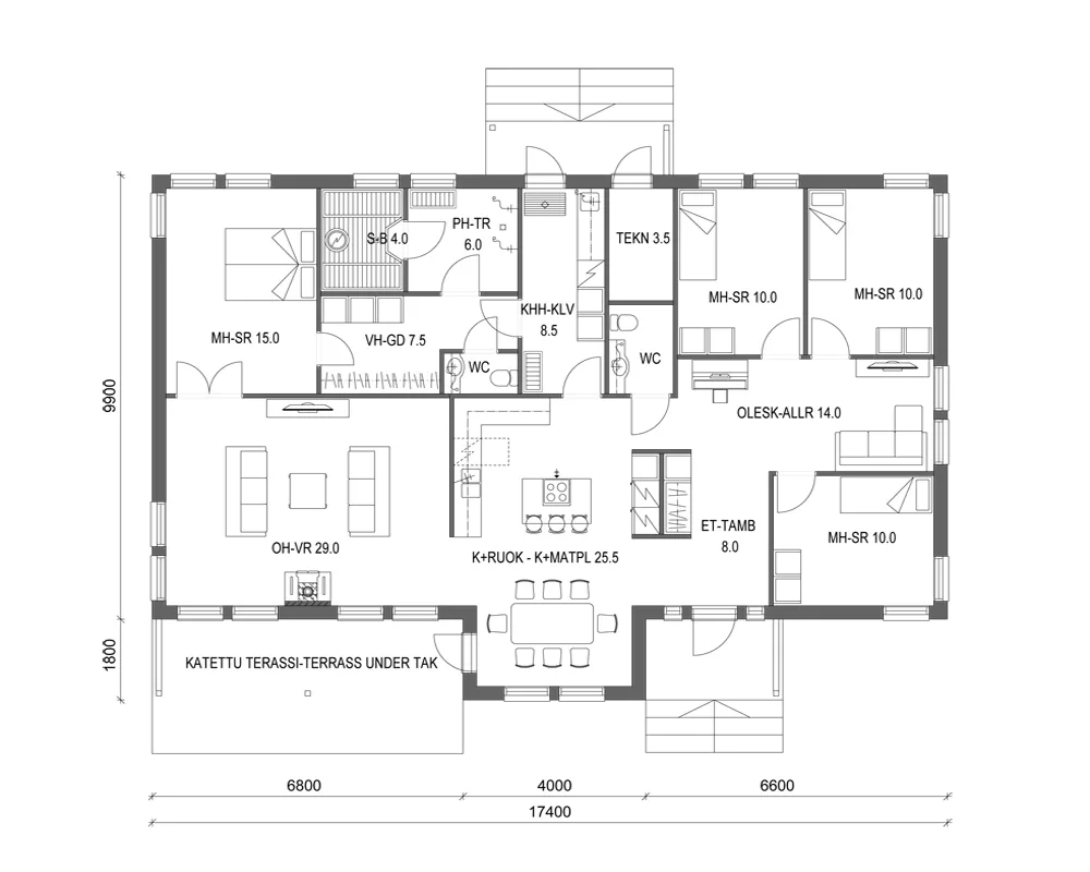 Visio 157 H planritning