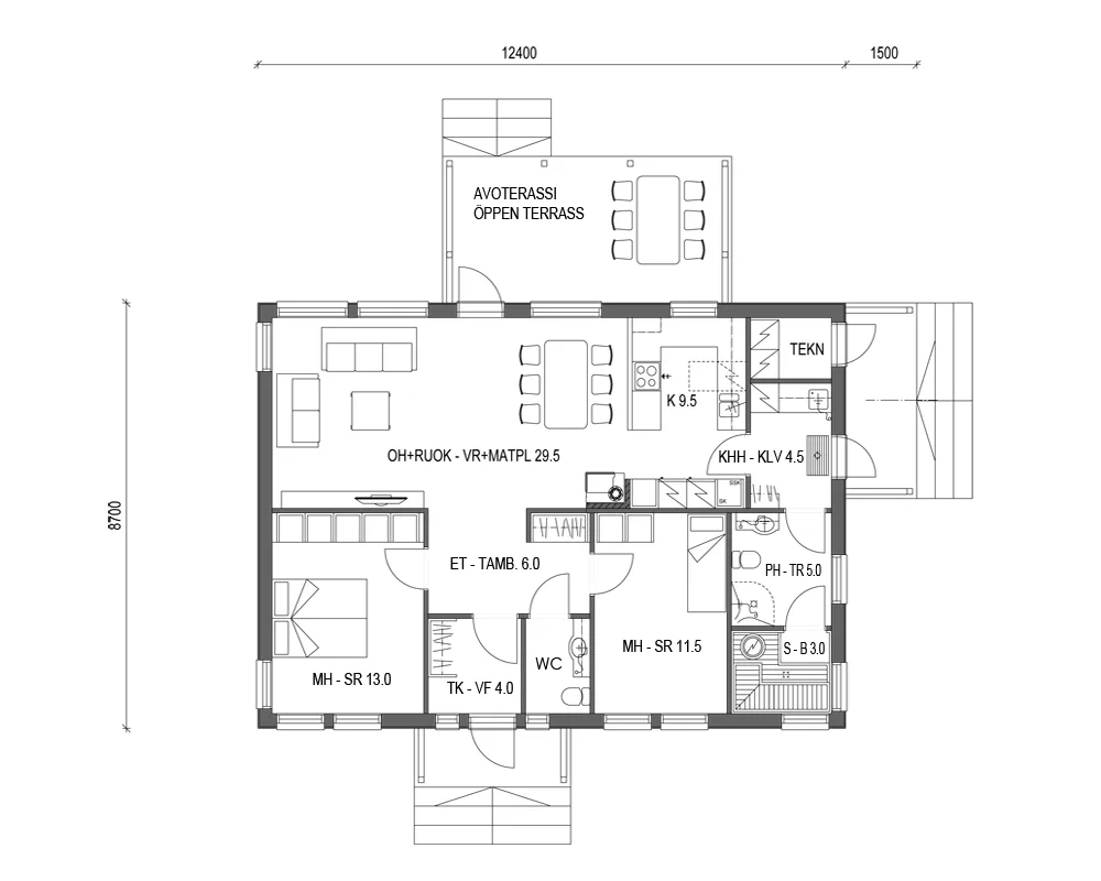 Visio 93 H planritning