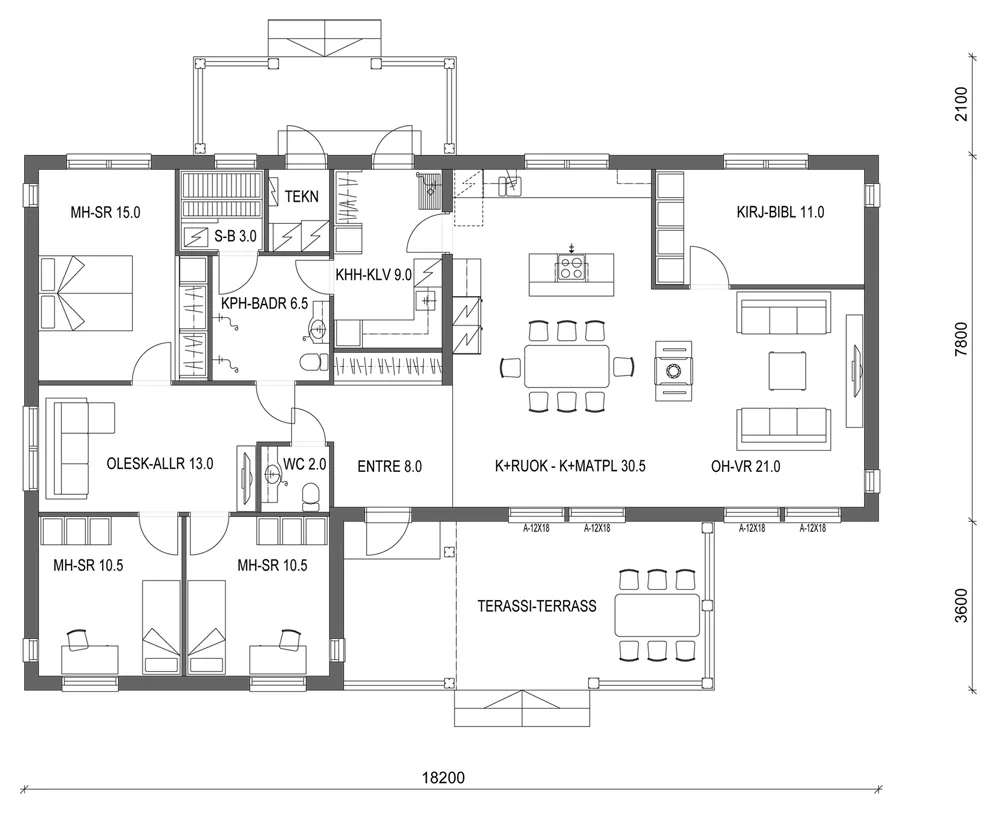 Visio Coast 145 planritning