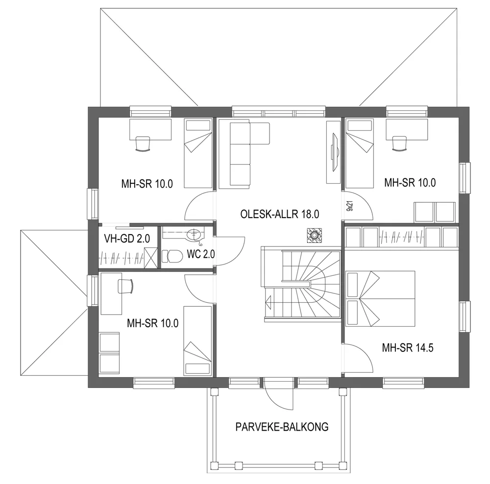 Visio Coast 149 planritning