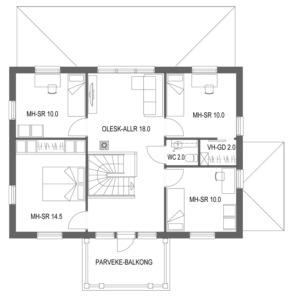 Visio Coast 149 B planritning