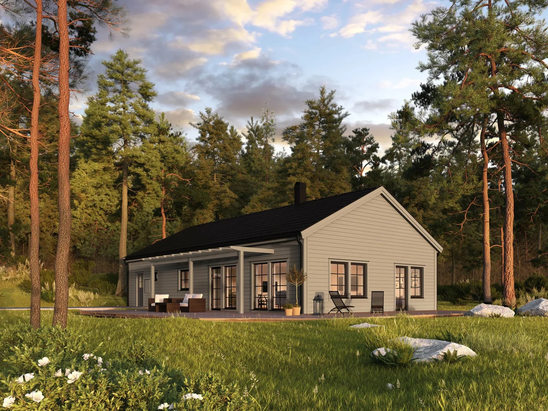 trivselhus stella 131 fasad