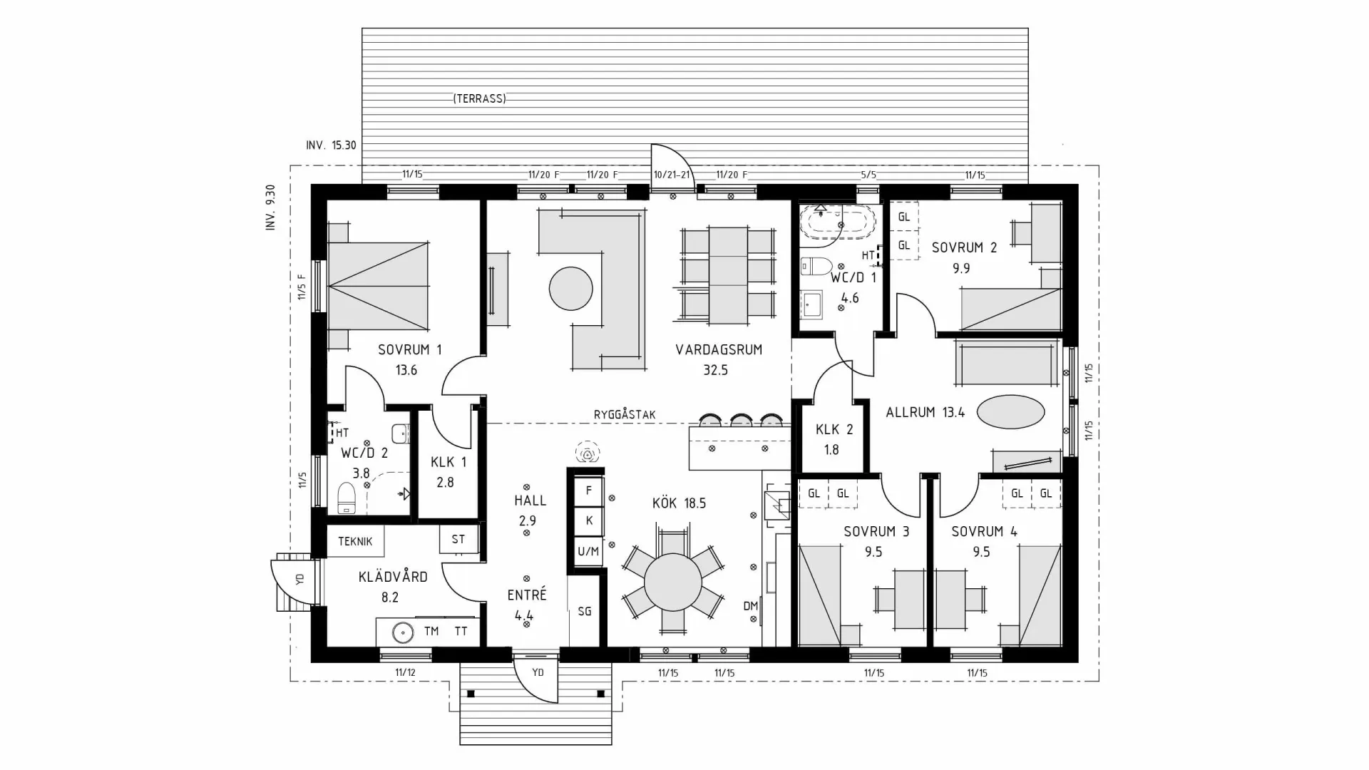 trivselhus stella 142 planlösning