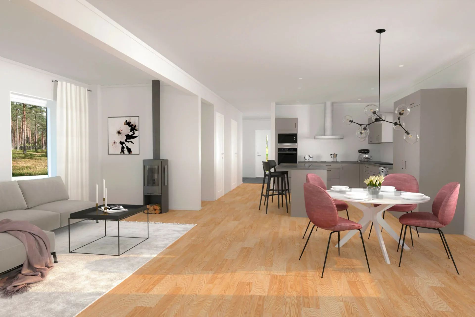 trivselhus stella 150 interiör