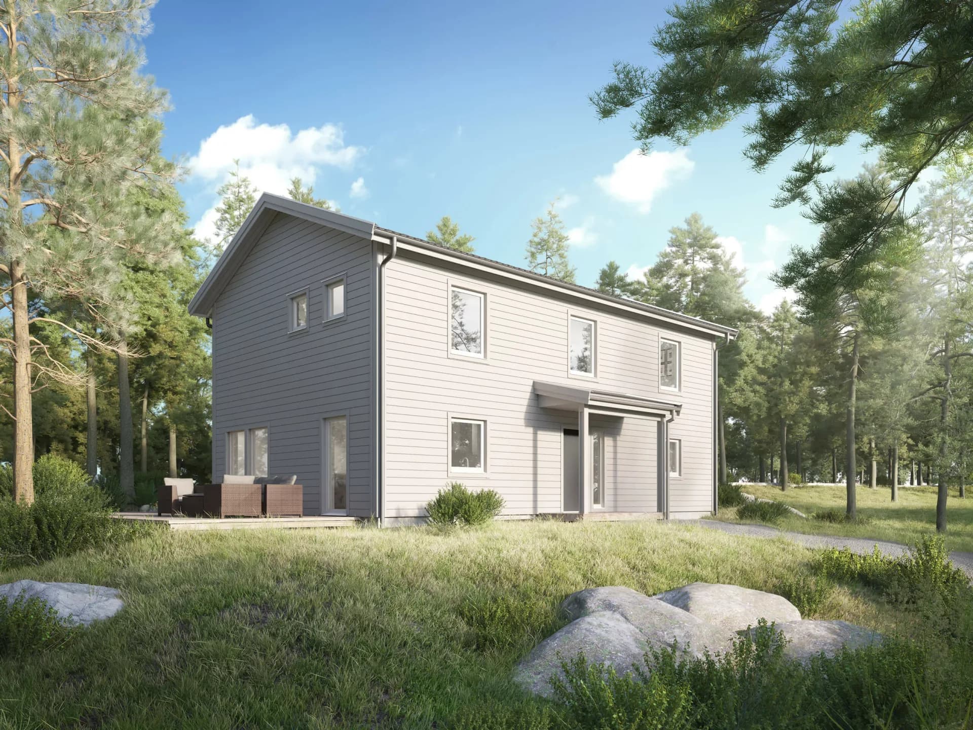 trivselhus stella 170 fasad