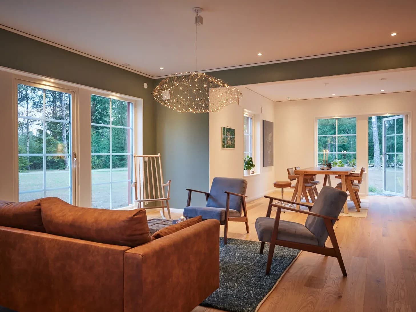 trivselhus bygga hus stella 190 vardagsrum