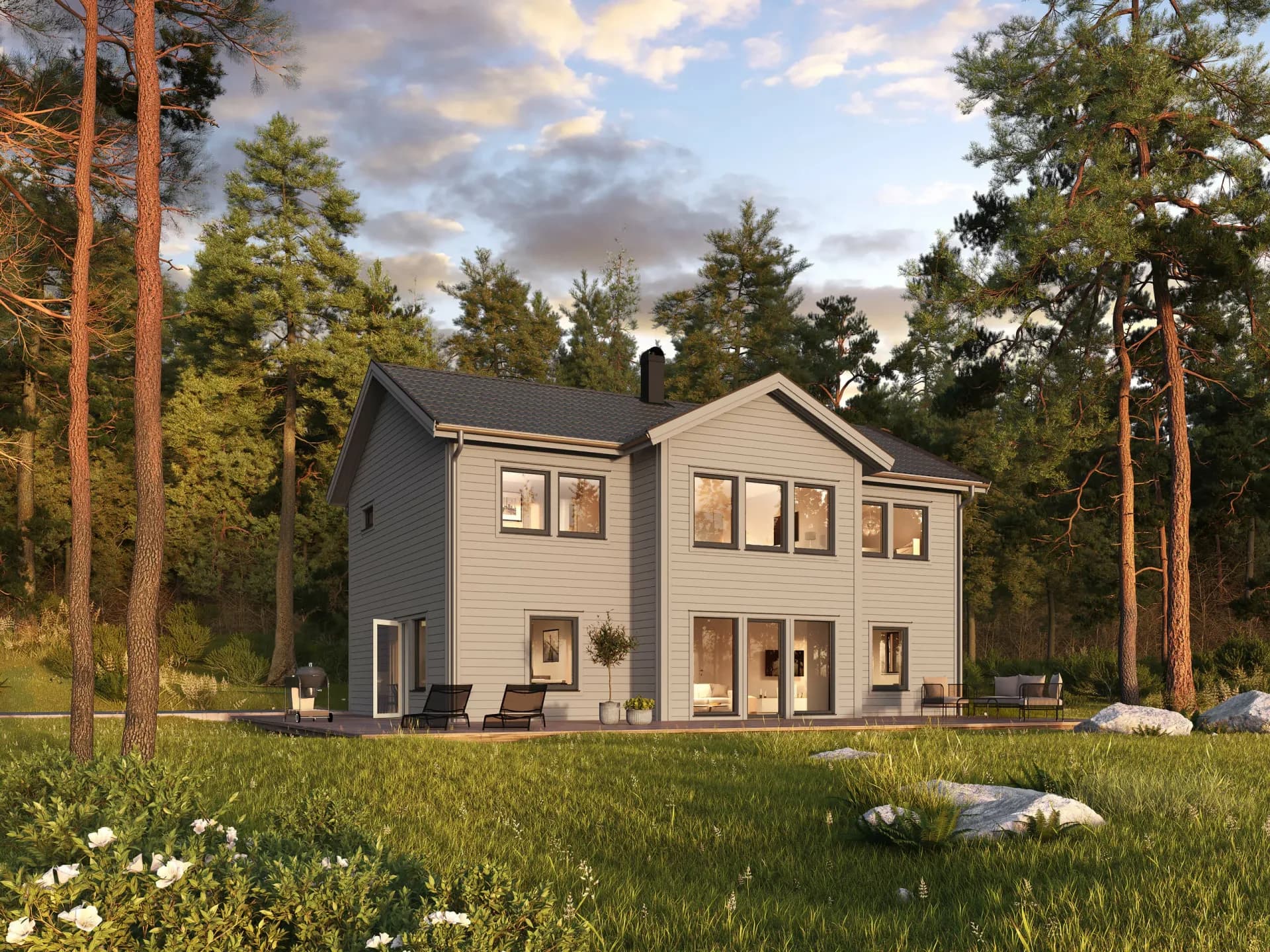 trivselhus stella 190 fasad