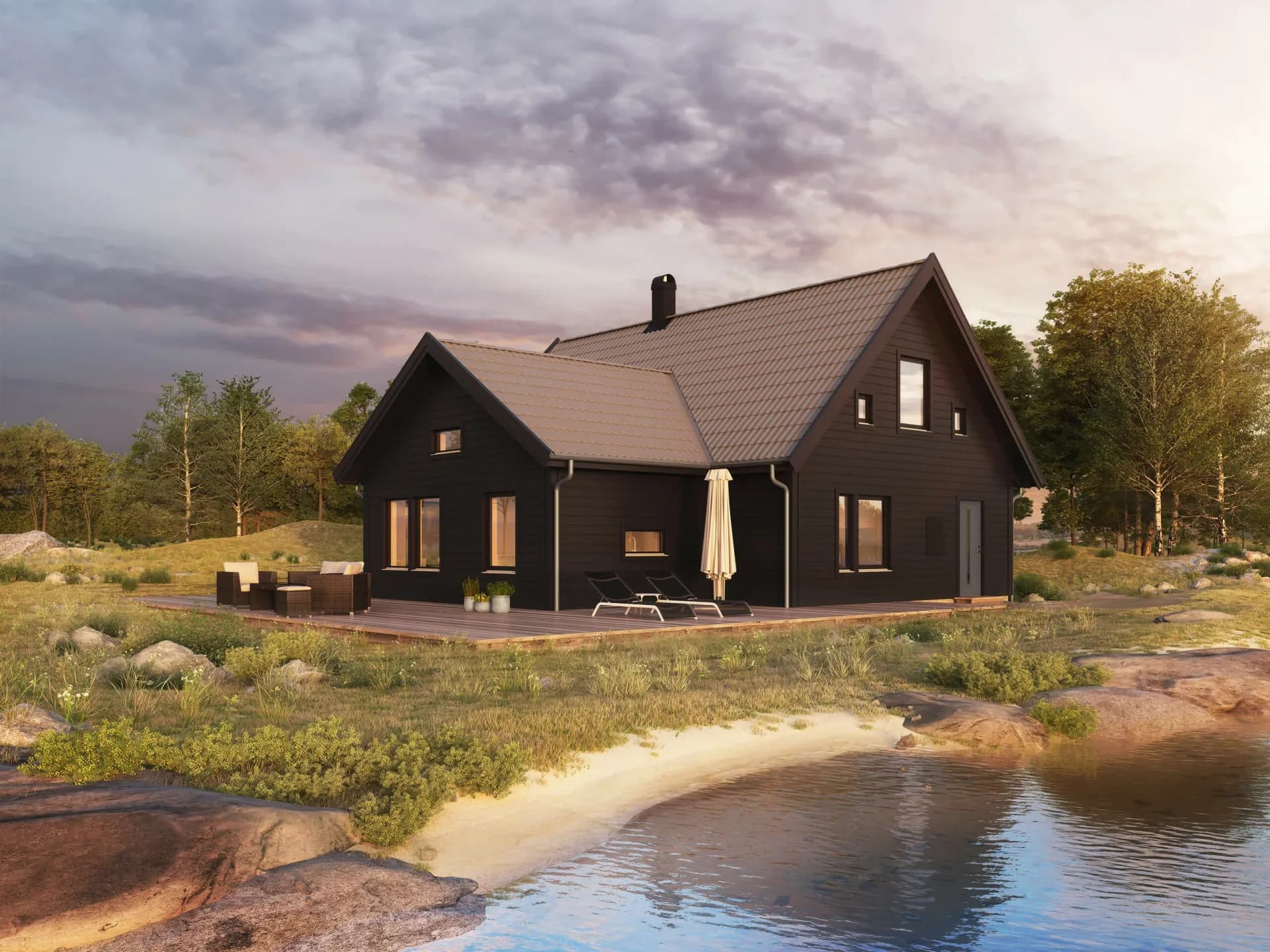 trivselhus stella 98 fasad