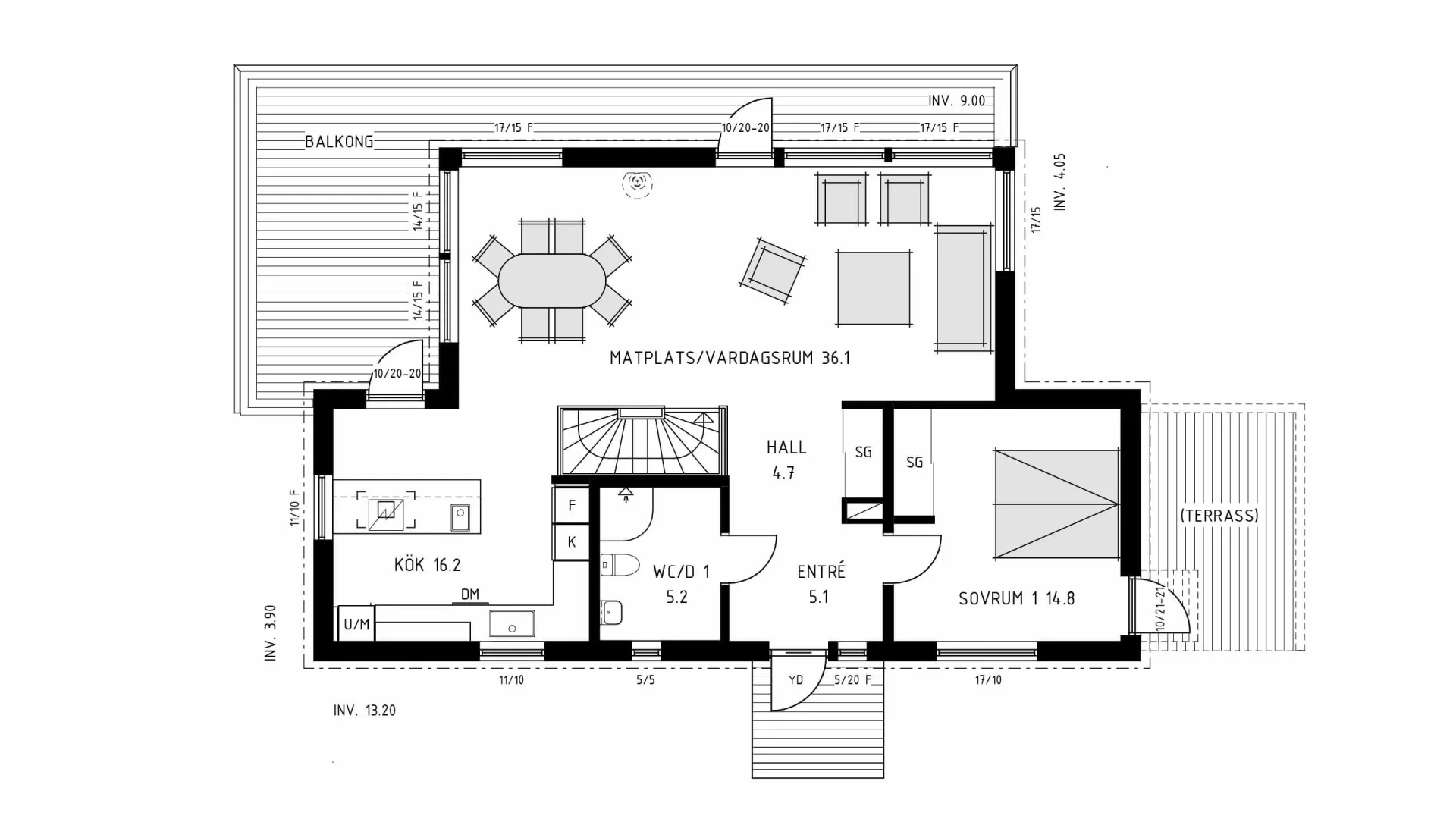trivselhus villa bankeryd planlösning